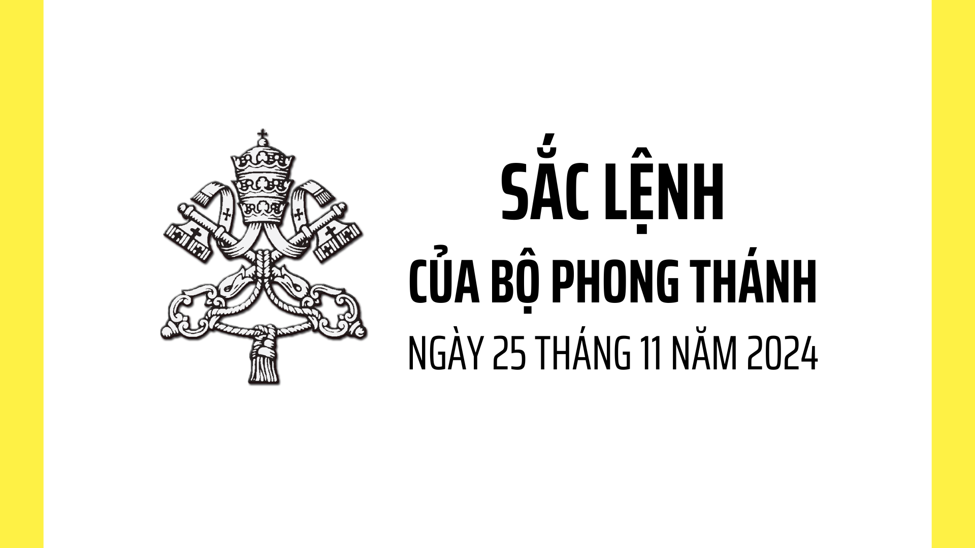 Bộ Phong Thánh công bố Sắc Lệnh về cuộc tử đạo của Cha Phanxicô Xaviê Trương Bửu Diệp